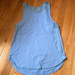 Lululemon blue sz 4 workout/run tank